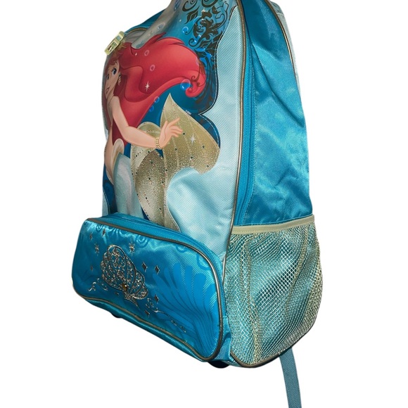 NWT Rare Rolling Backpack The Little Mermaid from the Disney Store - Picture 2 of 8
